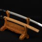 CLAY TEMPERED BLADE BAMBOO SHEATH JAPANESE REAL DRAGON SWORD SAMURAI KATANA SHAR