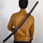 CLAY TEMPERED BLADE LEATHER STRAPS SAYA JAPANESE REAL SWORD SAMURAI KATANA SHARP