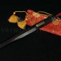 HIGH QUALITY CHINESE SWORD HAN JIAN (æ¼¢å) FOLDED STEEL BLADE EBONY WOOD SAYA