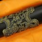 HIGH QUALITY HANDMADE CHINESE DRAGON SWORD JIAN CLAY TEMPERED FOLDED STELL BLADE