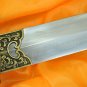 HIGH QUALITY HANDMADE CHINESE DRAGON SWORD JIAN CLAY TEMPERED FOLDED STELL BLADE