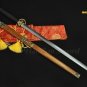 HIGH QUALITY HAND MADE CHINESE SWORD QIN JIAN (&ccedil;&sect;&brvbar;&aring;��) FOLDED STEEL CLAY TEMPERED