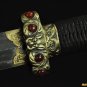 HIGH QUALITY HAND MADE CHINESE SWORD QIN JIAN (&ccedil;&sect;&brvbar;&aring;��) FOLDED STEEL CLAY TEMPERED