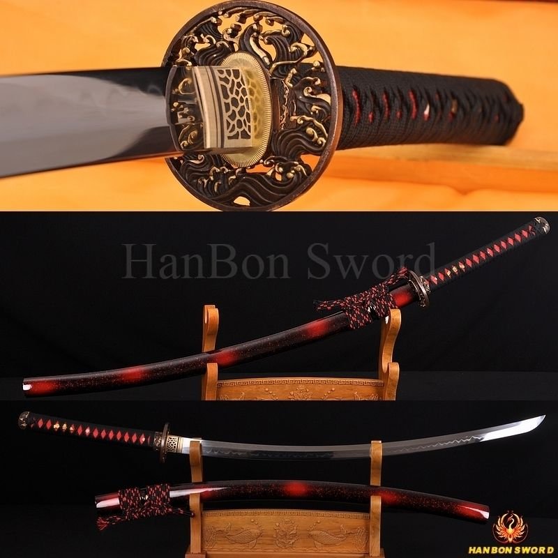 HIGH QUALITY TRADITIONAL HAND FORGED JAPANESE SAMURAI SWORD KATANA CAN CUT TREE