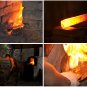 RED DAMASCUS STEEL 8192 LAYERS TEMPERED BLADE JAPANESE SAMURAI KATANA HAWK SWORD