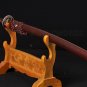 RED DAMASCUS STEEL 8192 LAYERS TEMPERED BLADE JAPANESE SAMURAI KATANA HAWK SWORD