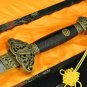 HIGH QUALITY HANDMADE CHINESE SWORD JIAN CLAY TEMPERED FEATHER GRAINFOLDED BLADE