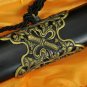 HIGH QUALITY HANDMADE CHINESE SWORD JIAN CLAY TEMPERED FEATHER GRAINFOLDED BLADE