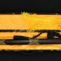 HIGH QUALITY HANDMADE CHINESE SWORD JIAN CLAY TEMPERED FEATHER GRAINFOLDED BLADE