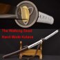 The Walking Dead Sword-Michonne's Katana Zombie Killer DAMASCUSÂ FoldedSteelBlade
