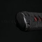 HIGH QUALITY JAPANESE SAMURAI NINJA SWORD Black&Red Folded Steel FULL TANG Blade