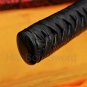 LEATHER ITO BLACK FULL TANG BLADE JAPANESE SAMURAI NINJA SWORD VERY SHARP