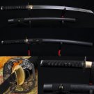 31" HANDMADE Japanese Samurai Sword WAKIZASHI Folded Steel BLADE VERY SHARP