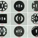 JAPANESE SAMURAI SWORD FITTINGS- IRON TSUBA (GUARD) FOR KATANA WAKIZASHI