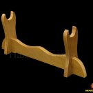 JAPANESE SAMURAI SWORD WOODEN STAND DISPLAY (ONE LAYERS) FOR KATANA WAKIZASHI