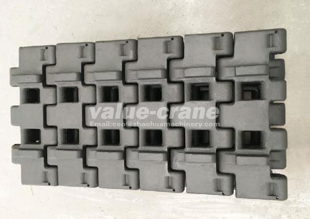 Crawler crane CCH2500-6 track pad-Quality China track pad