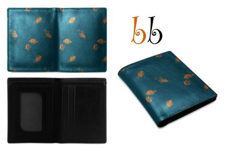 Fish Bowl Men's Leather Wallet