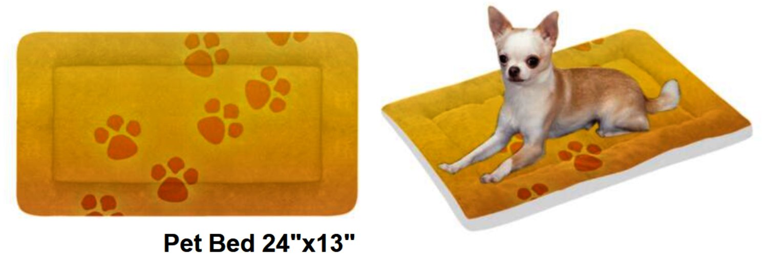 Sunset Paws Pet Bed 24"x13"