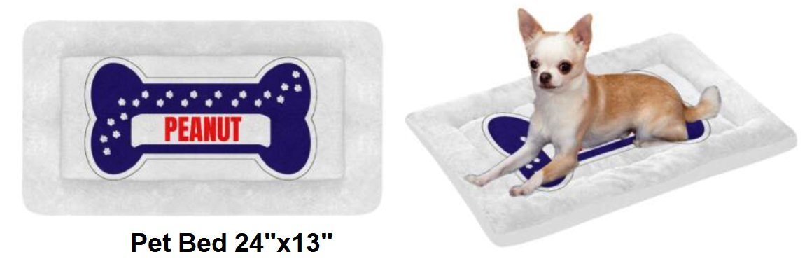 PEANUT Pet Bed 24"x13"