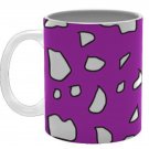 Purple White Bedrock Print 11oz. mug