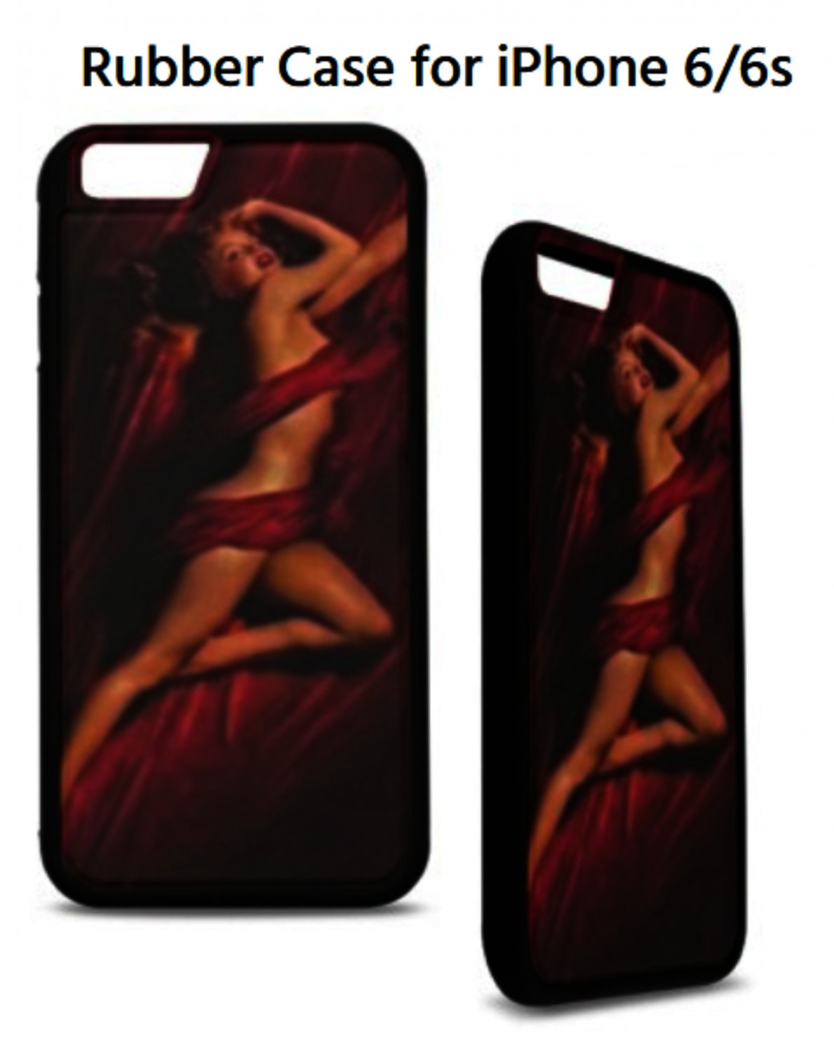 Marilyn Monroe Rubber Case for iPhone 6/6s