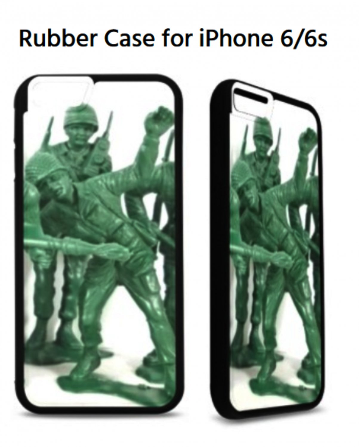 Vintage Toy Soldiers Rubber Case for iPhone 6/6s