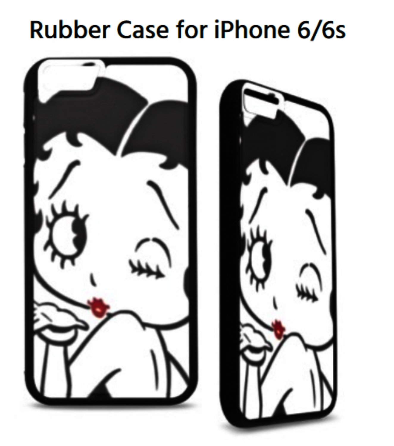Betty Boop Rubber Case for iPhone 6/6s