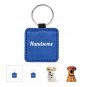 HANDSOME Print Square Pet ID Tag or Key Chain