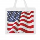 Large U.S. Flag Canvas Tote Bag