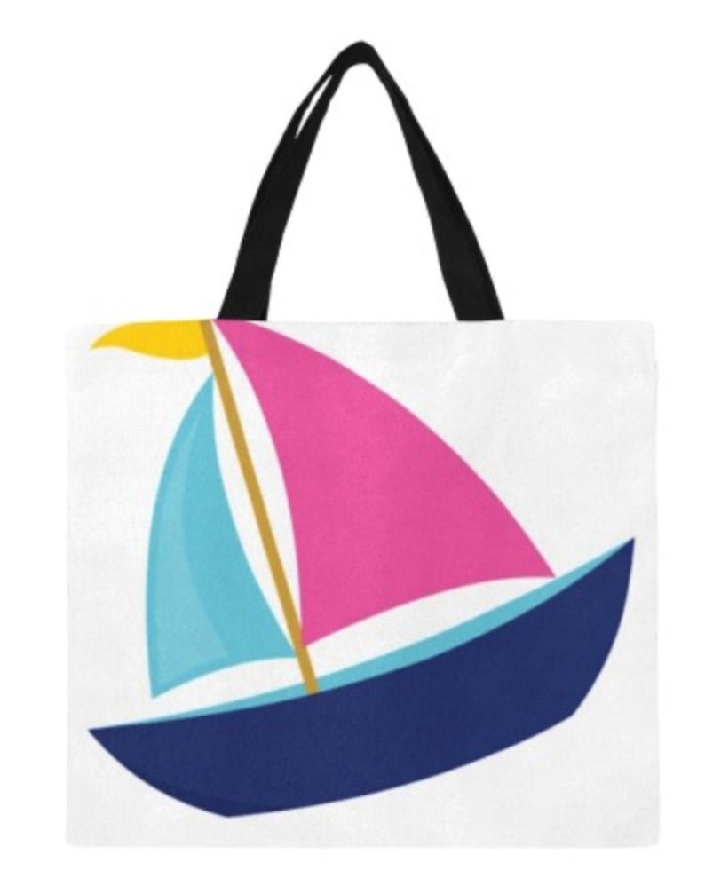 Sailboat Canvas Tote Bag - M1699