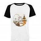 London Eye & Big Bend Men's Raglan T-shirt ( Medium )