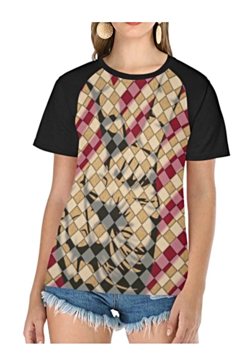 Peace Sign Women's Raglan T-Shirt - T62