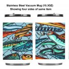 Fish & Lures Stainless Steel Vacuum Mug (10.3OZ)