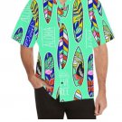 Aloa Surf Print S/S Camp Shirt (Size Large)