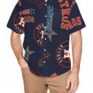 Houston Astros S/S Camp Shirt M T 58 ( Size Large )
