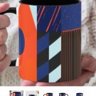 Multicolor Abstract Print 11 oz. Coffee Cup