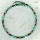 Aqua and Black Choker