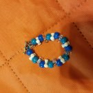 Blue and White Toddler Bracelet
