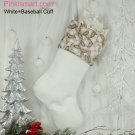 Baseball Christmas Stocking 20" x 12" - Black Friday Sale