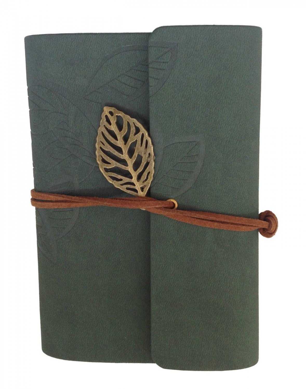 Meso Leather Cover Loose Leaf Blank Notebook Journal Diary(Dark Green)+Free S/H!