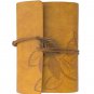 Meso Leather Cover Loose Leaf Blank Notebook Journal Diary(Yellow)+Free S/H!