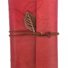 Meso Leather Cover Loose Leaf Blank Notebook Journal Diary(Red)+Free S/H!