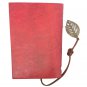 Meso Leather Cover Loose Leaf Blank Notebook Journal Diary(Red)+Free S/H!