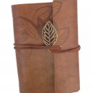 Meso Leather Cover Loose Leaf Blank Notebook Journal Diary(Brown)+Free S/H!
