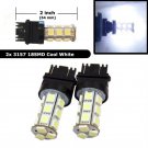 2pc 6K HID White 18-SMD LED Daytime Running Light Bulbs 3156 3157 3757 4114 4157