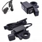 2.1A Motorcycle SAE Cable USB Adapte Weatherproof Charger Socket Battery Tender