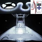 White Wireless Waterproof LED Strip Light 16ft For Boat / Truck / Car/ Suv / Rv
