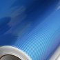 5D Ultra Gloss Glossy Blue Carbon Fiber Vinyl Wrap Sticker Decal 12x60" US Ship