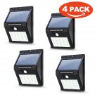 20 LED Solar Power PIR Motion Sensor Wall Light Outdoor Garden Waterproof Lamp