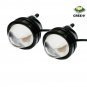 2Pcs White High Power Fish Eye DRL CREE LED Projector Fog Daytime Running Lights